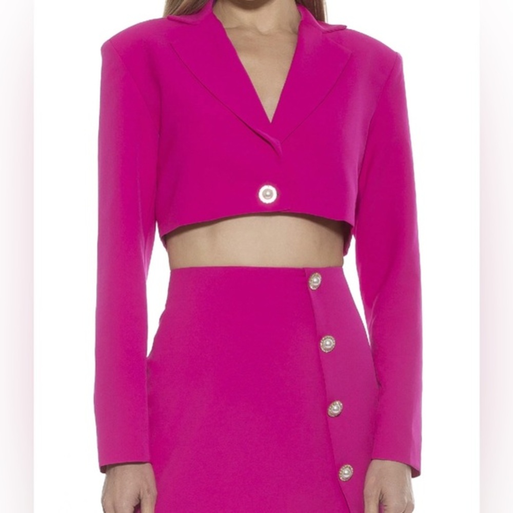 NWT • Alexia Admor Jane Jacket • Hot Pink • Size 6